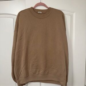 Abercrombie & Fitch Men's Brown Crewneck Sweatshirt